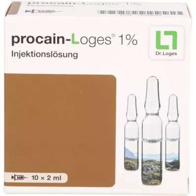 PROCAIN-Loges 1% injektionsvätska, lösning Ampuller, 10X2 ml