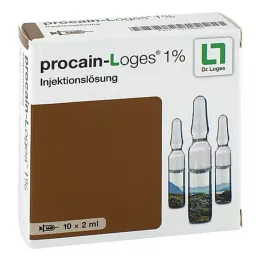 PROCAIN-Loges 1% injektionsvätska, lösning Ampuller, 10X2 ml