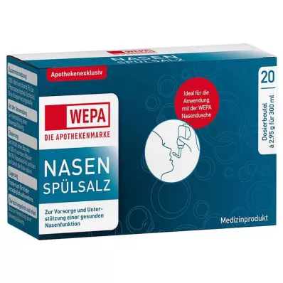 WEPA Salt för nässköljning, 60X2,95 g WEPA Salt för nässköljning, 60X2,95 g
