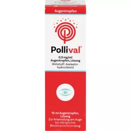 POLLIVAL 0,5 mg/ml ögondroppar, lösning, 10 ml