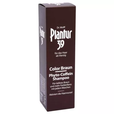 PLANTUR 39 Color Braun Phyto-Caffeine Schampo, 250 ml