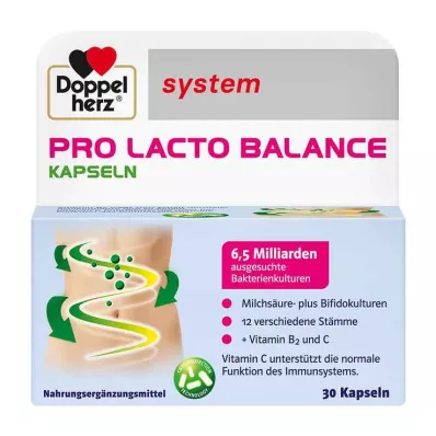 DOPPELHERZ Pro Lacto Balance system kapslar, 30 st