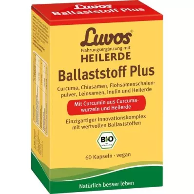 LUVOS Healing Earth Ekologiska kostfiber Plus kapslar, 60 kapslar