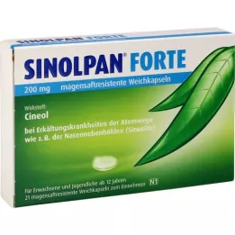 SINOLPAN forte 200 mg enterokapslade mjuka kapslar, 21 st