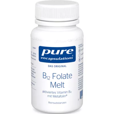 PURE ENCAPSULATIONS B12 Folat smält pastiller, 90 st