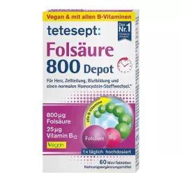 TETESEPT Folsyra 800 depottabletter, 60 st