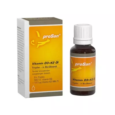 PROSAN Vitamin D3+K2-olja, 20 ml