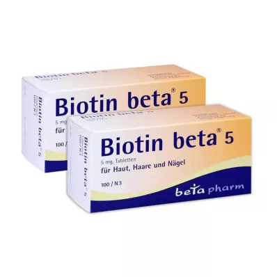 Biotin beta 5 tabletter, 200 st Biotin beta 5 tabletter, 200 st