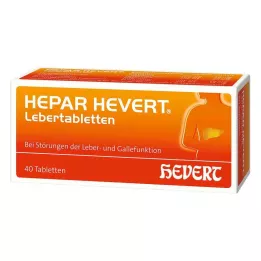 HEPAR HEVERT Levertabletter, 40 st