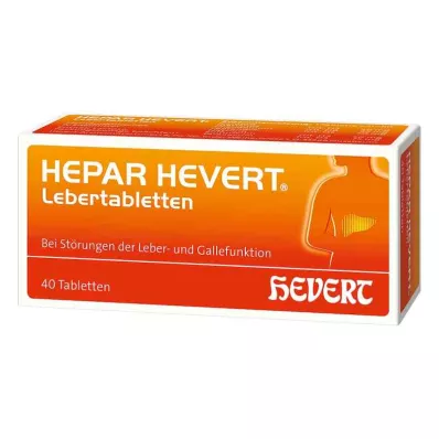 Hepar Hevert levertabletter (40 stycken)