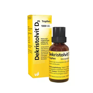 DEKRISTOLVIT D3 1 000 I.U.-droppar, 10 ml