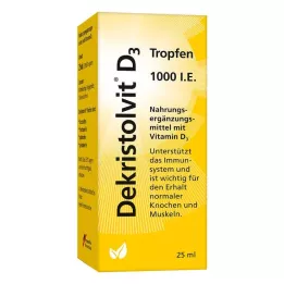 DEKRISTOLVIT D3 1 000 I.U.-droppar, 25 ml