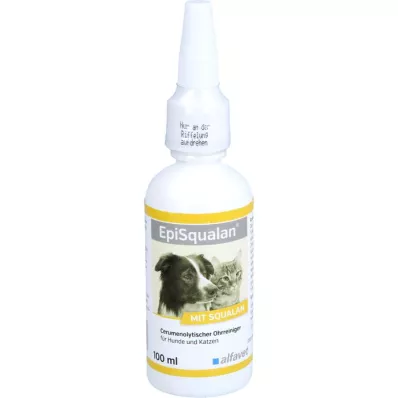 EPISQUALAN Öronrengöring för hundar/katter, 1 x 100 ml