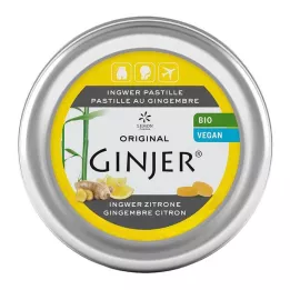 INGWER GINJER Ekologiska citronpastiller, 40 g