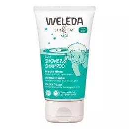 WELEDA Kids 2in1 Shower &amp; Schampo färsk mint, 150 ml