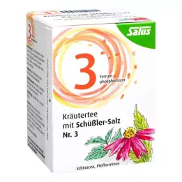 KRÄUTERTEE med Schuessler salt nr. 3 Salus piller, 15 st