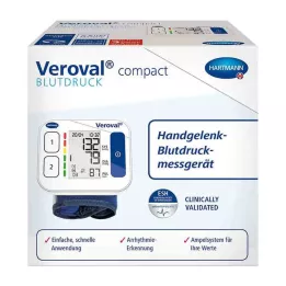 VEROVAL kompakt blodtrycksmätare för handled, 1 st