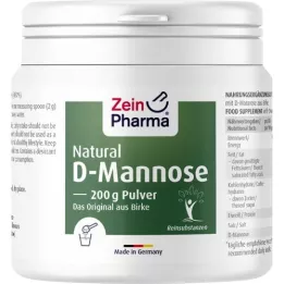 NATURAL D-Mannos från björk ZeinPharma pulver, 200 g