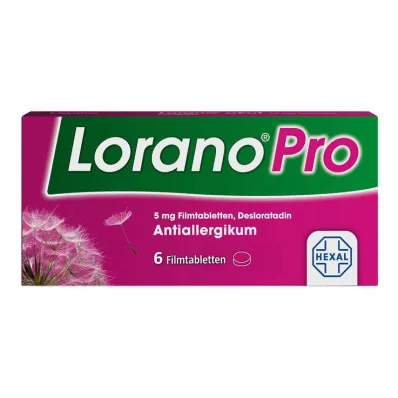 LoranoPro 5 mg filmdragerade tabletter, 6 st LoranoPro 5 mg filmdragerade tabletter, 6 st