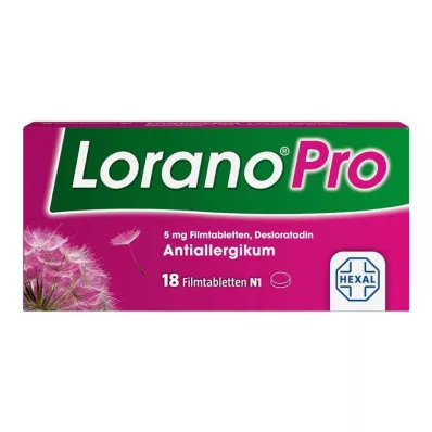 LoranoPro 5 mg filmdragerade tabletter, 18 st LoranoPro 5 mg filmdragerade tabletter, 18 st