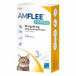 AMFLEE combo 50/60mg Oral lösning för katter, 3 st