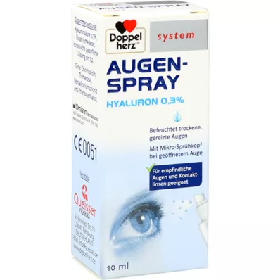 DOPPELHERZ Ögonspray hyaluron 0,3% system, 10 ml