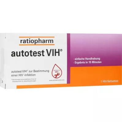 AUTOTEST VIH HIV-Självtest ratiopharm, 1 st