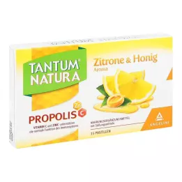 TANTUM NATURA Propolis med citron &amp; Honungsarom, 15 st