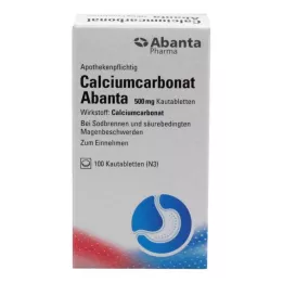 CALCIUMCARBONAT ABANTA 500 mg tuggtabletter, 100 st