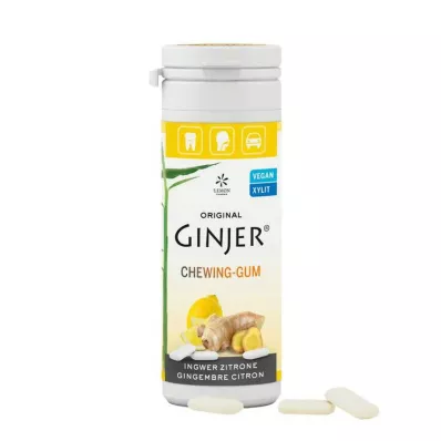 INGWER GINJER Tuggummi med citron, 30 g