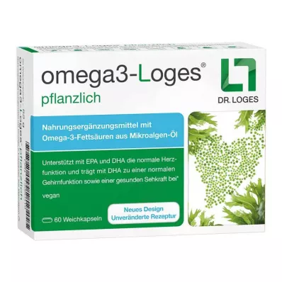 OMEGA3-Loges växtbaserade kapslar, 60 kapslar OMEGA3-Loges växtbaserade kapslar, 60 kapslar