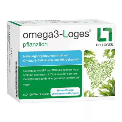 OMEGA3-Loges grönsakskapslar, 120 stycken OMEGA3-Loges grönsakskapslar, 120 stycken