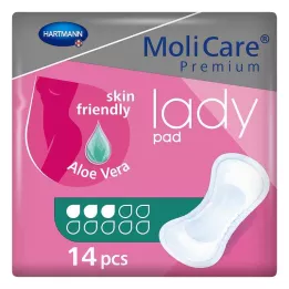 MOLICARE Premium lady pad 3 droppar, 14 st