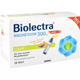 BIOLECTRA Magnesium 300 mg flytande, 28 st