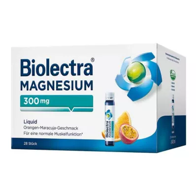 BIOLECTRA Magnesium 300 mg flytande, 28 st BIOLECTRA Magnesium 300 mg flytande, 28 st