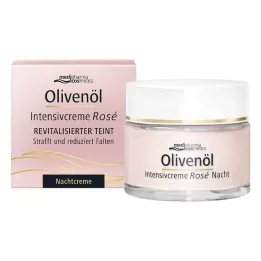 OLIVENÖL INTENSIVCREME Nattkräm med rosor, 50 ml
