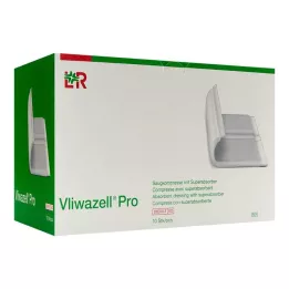 VLIWAZELL Pro superabsorb.compress.sterile 15x20 cm, 10 st