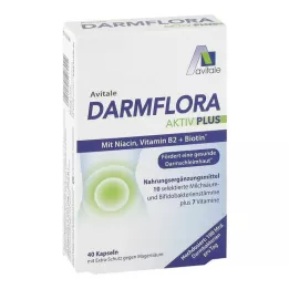 DARMFLORA Active Plus 100 miljarder bakterier+7 vitaminer, 40 st