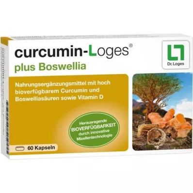 CURCUMIN-LOGES plus Boswellia Kapslar, 60 Kapslar