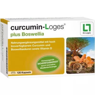 CURCUMIN-LOGES plus Boswellia Kapslar, 120 Kapslar