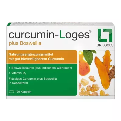 Curcumin-Loges plus Boswellia kapslar, 120 stycken Curcumin-Loges plus Boswellia kapslar, 120 stycken