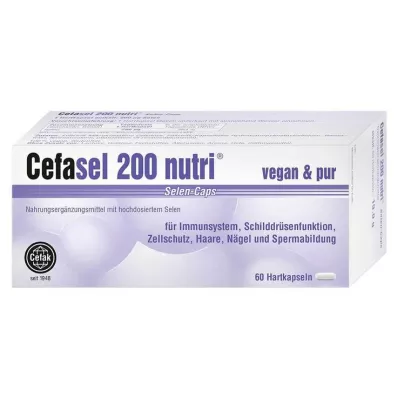 Cefasel 200 nutri selenkapslar, 60 st Cefasel 200 nutri selenkapslar, 60 st