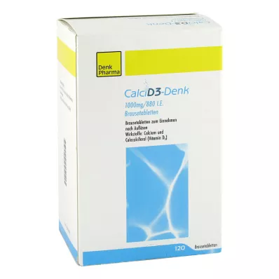 CALCI D3-Denk 1 000 mg/880 I.U. Brustabletter, 120 st CALCI D3-Denk 1 000 mg/880 I.U. Brustabletter, 120 st