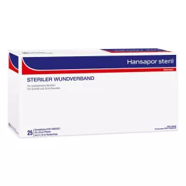 Hansapor sterilt sårförband 10x20 cm (25 stycken)