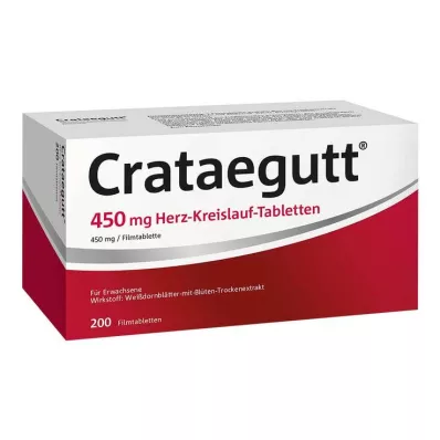 Crataegutt 450 mg kardiovaskulära tabletter, 200 st Crataegutt 450 mg kardiovaskulära tabletter, 200 st