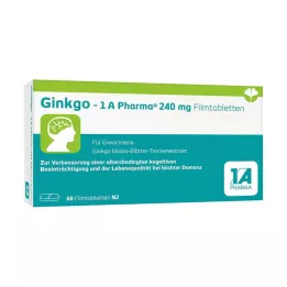 GINKGO-1A Pharma 240 mg Filmdragerade tabletter, 60 kapslar