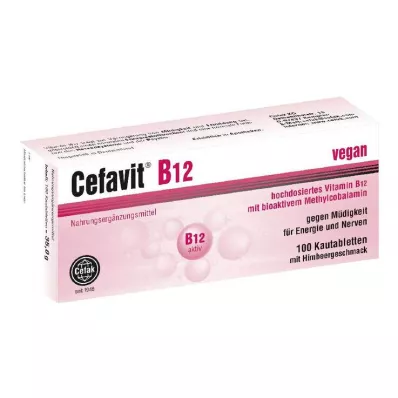 CEFAVIT B12 tuggtabletter, 100 st