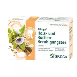 SIDROGA Tefilter som lugnar halsen och strupen, 20X1,75 g