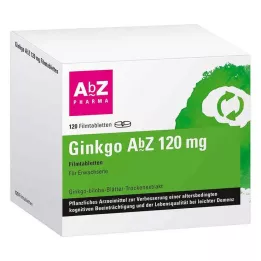 Ginkgo AbZ 120 mg filmdragerade tabletter, 120 st