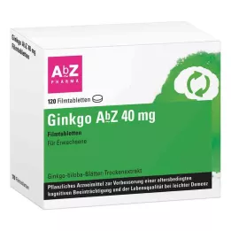 Ginkgo Abz 40 mg filmdragerade tabletter (120 stycken)